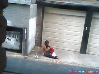 Fucking A harlot In An Alley